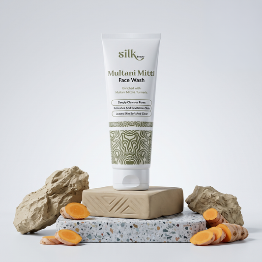 Silk Beauty Multani Mitti Face Wash - 100g