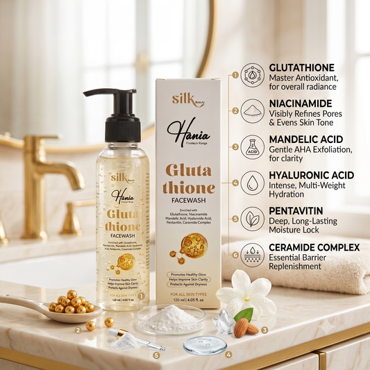 Silk Beauty Glutathione Brightening Facewash - 120 ml