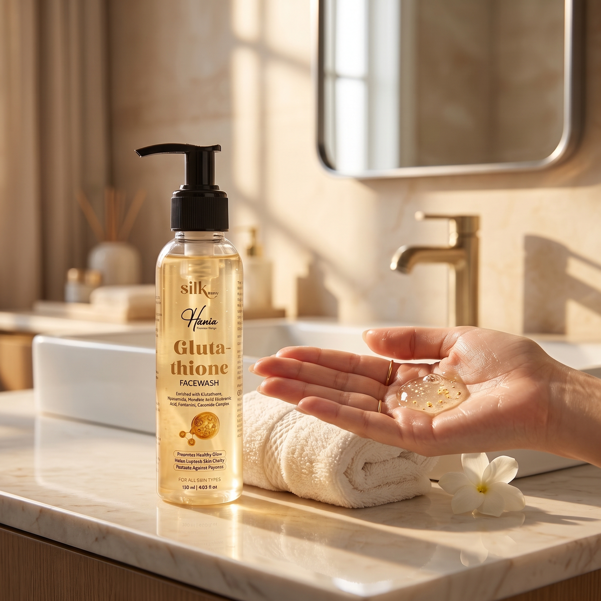 Silk Beauty Glutathione Brightening Facewash - 120 ml